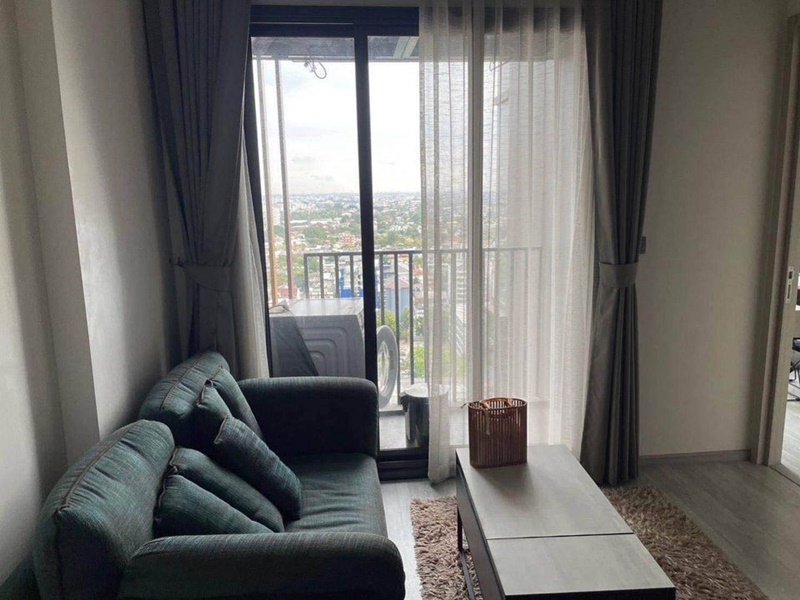 ให้เช่าคอนโด เดอะไลน์ สุขุมวิท 101 พื้นที่ 28 ตร.ม. 1 ห้องนอน (ดูเพล็กซ์) เช่า 15,500 บ/ด