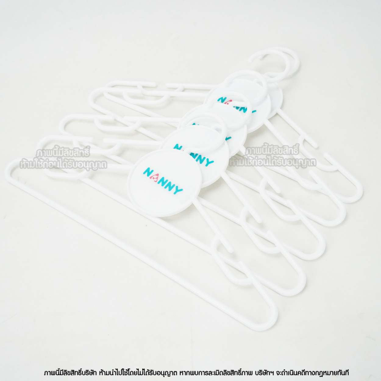 Nanny [x5ชิ้น] ไม้แขวนเสื้อเด็ก แนนนี่ Baby Hangers