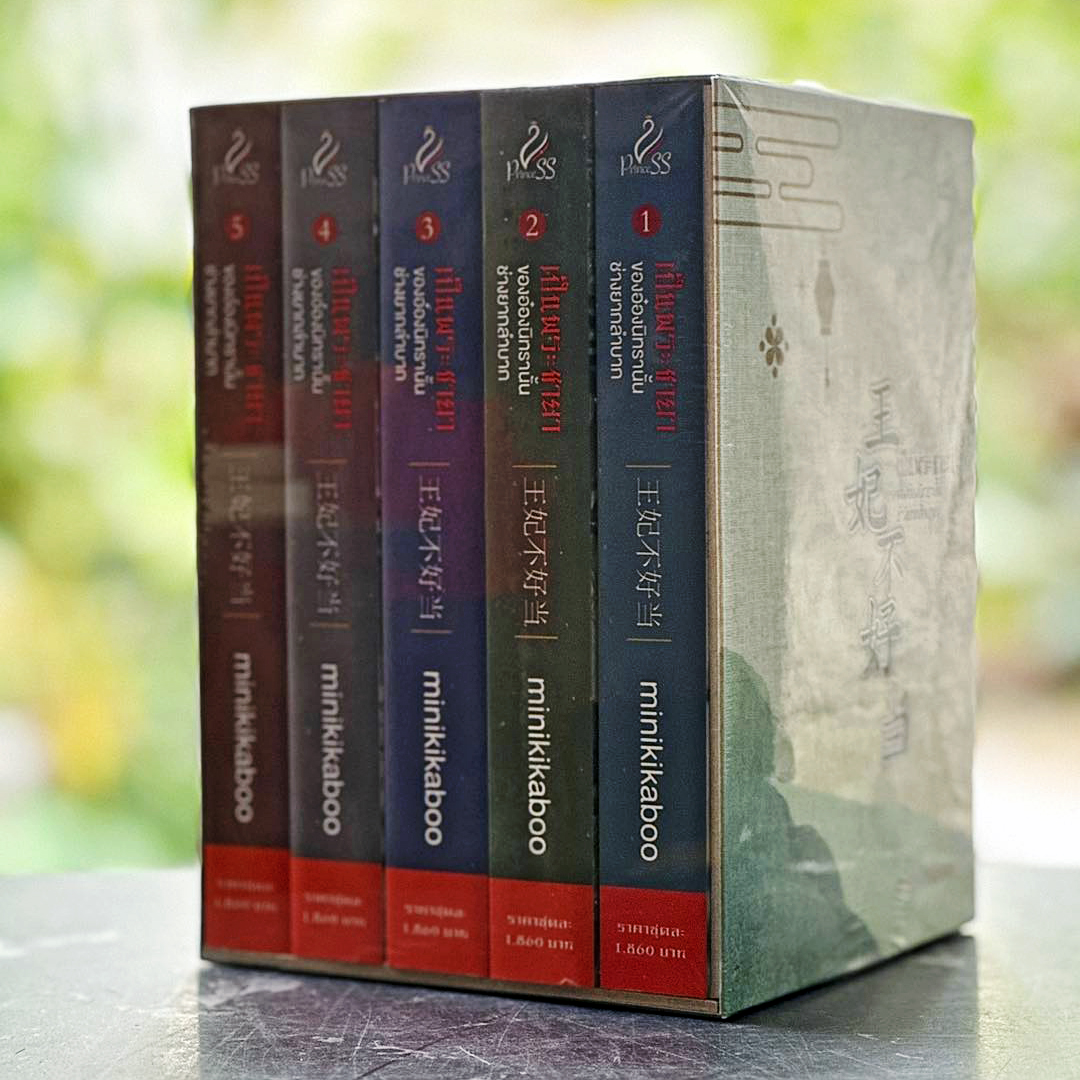 Boxset เป็นพระชายาของอ๋องนิทรานั้นช่างยากลำบาก minikikaboo ปริ๊นเซส Princess ในเครือ สถาพรบุ๊คส์
