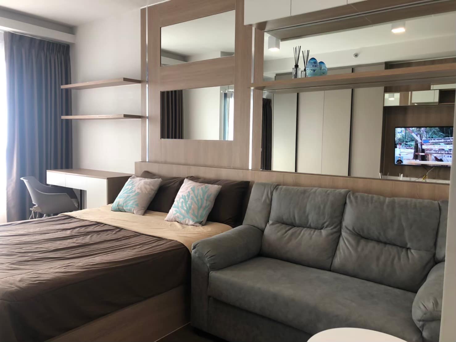 ให้เช่าคอนโด ไอดีโอ สุขุมวิท 93 พื้นที่ 27 ตรม. ห้องสตูดิโอ ราคาเช่า 14,500 /เดือน