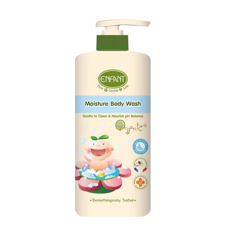 Enfant อองฟองต์ ครีมอาบน้ำ บำรุงผิว สูตรอ่อนโยน Moisture Body Wash 500ml