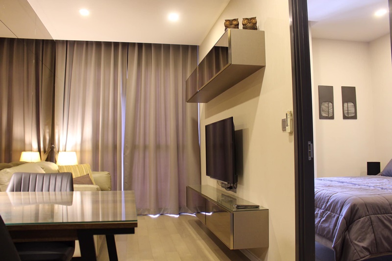 ให้เช่า แอชตัน อโศก พื้นที่ 31 ตร.ม. 1 ห้องนอน ให้เช่า 31,000 บ/ด