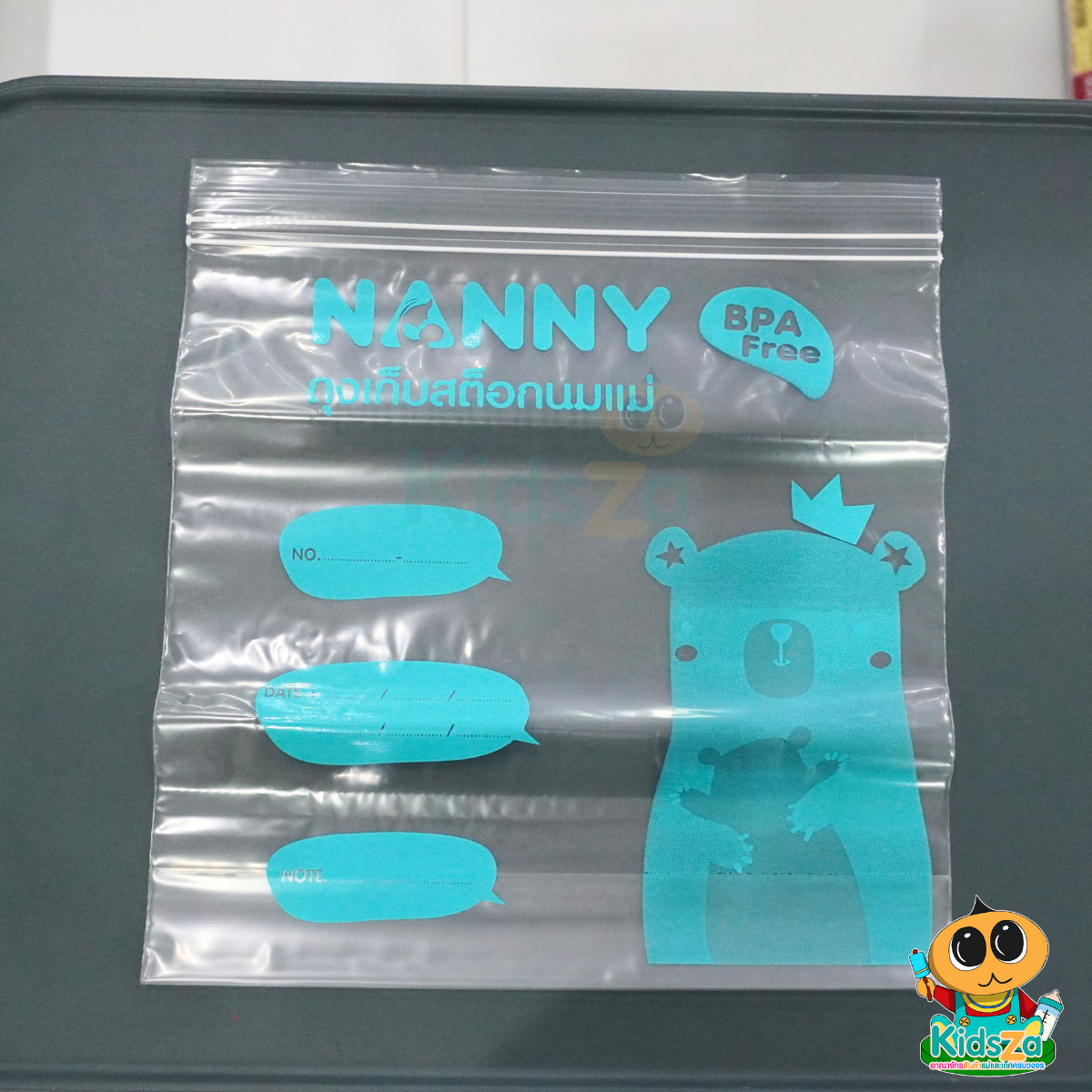 Nanny ถุงเก็บสต๊อกน้ำนมแม่และอาหาร [แพ็ค10ถุง]