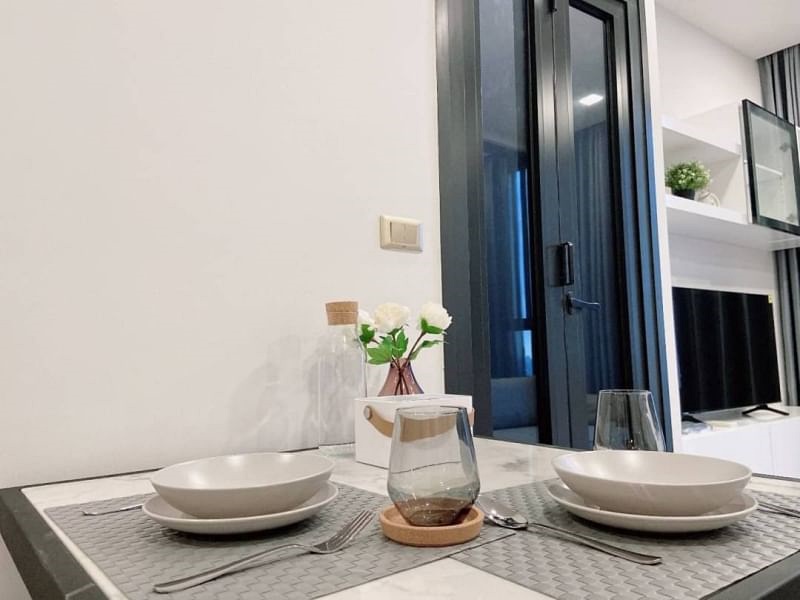 ให้เช่าคอนโด วันไนน์ไฟว์ อโศก-พระราม 9 พื้นที่ 35 ตรม. 1 ห้องนอน เช่า 28,000 บ/ด