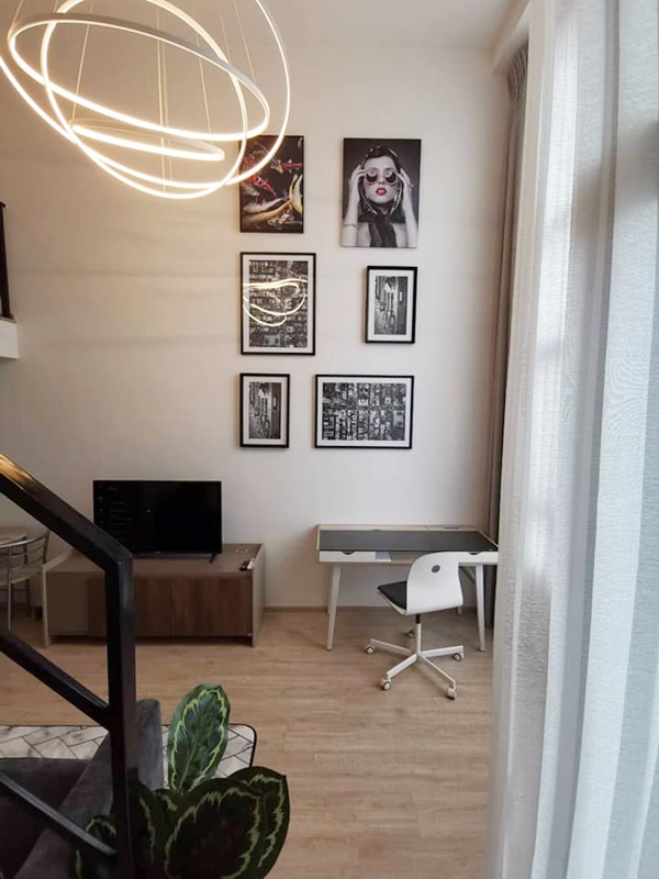 ให้เช่าคอนโด ไอดีโอ พระราม 9 ตัดใหม่ พื้นที่ 31 ตร.ม. 1 ห้องนอน เช่า 17,000 บ/ด