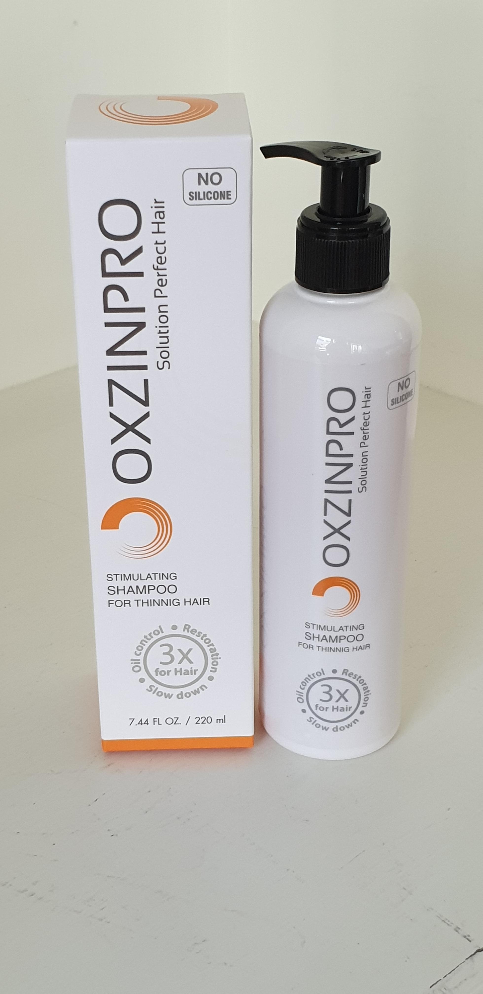 แชมพูขจัดความมัน ล้างสารพิษตกค้าง Oxzinpro Stimulating Shampoo For Thining Hair