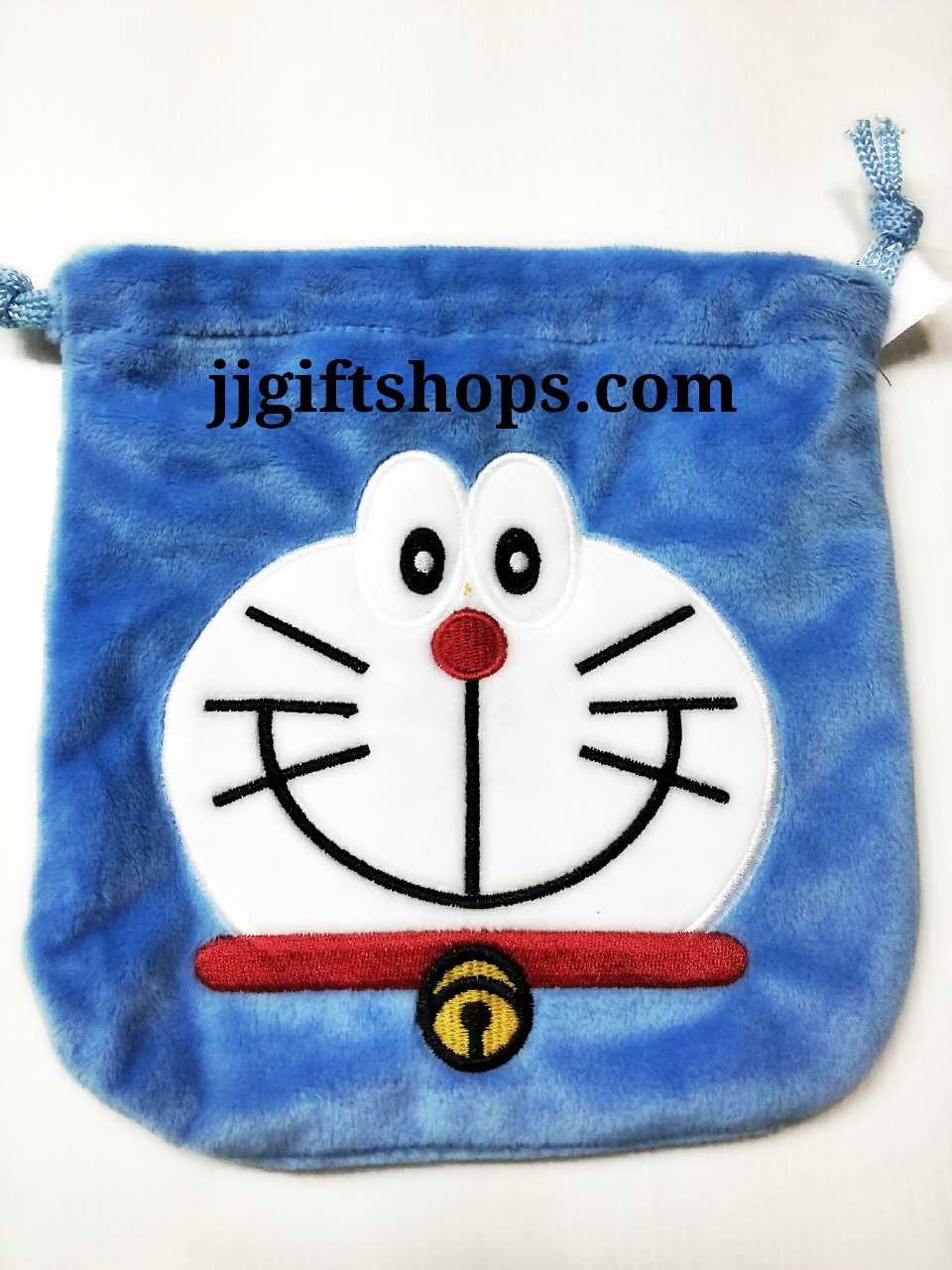 ถุงผ้าหูรูด ลายโดเรม่อน Doraemon ขนาด 19.5 x 19 cm