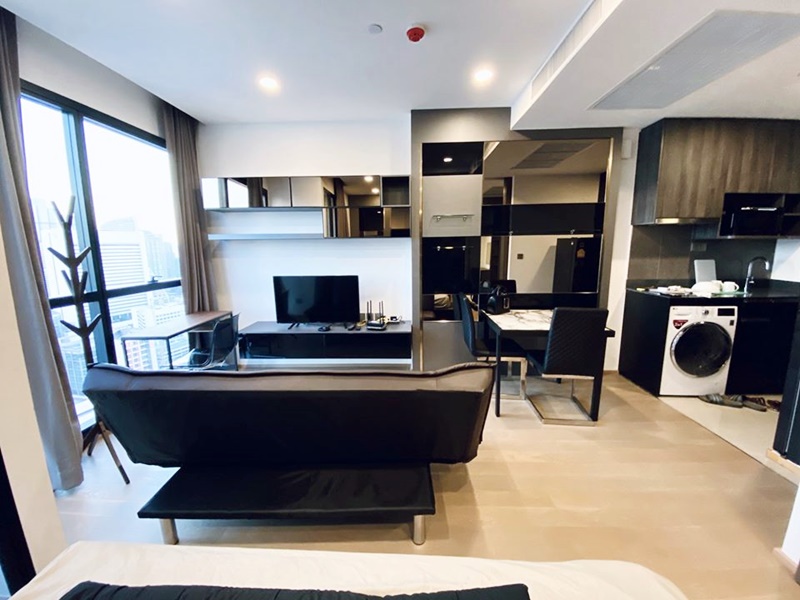 ให้เช่าคอนโด แอชตัน จุฬา-สีลม พื้นที่ 31 ตรม. 1 ห้องนอน ให้เช่า 28,500 บ/ด