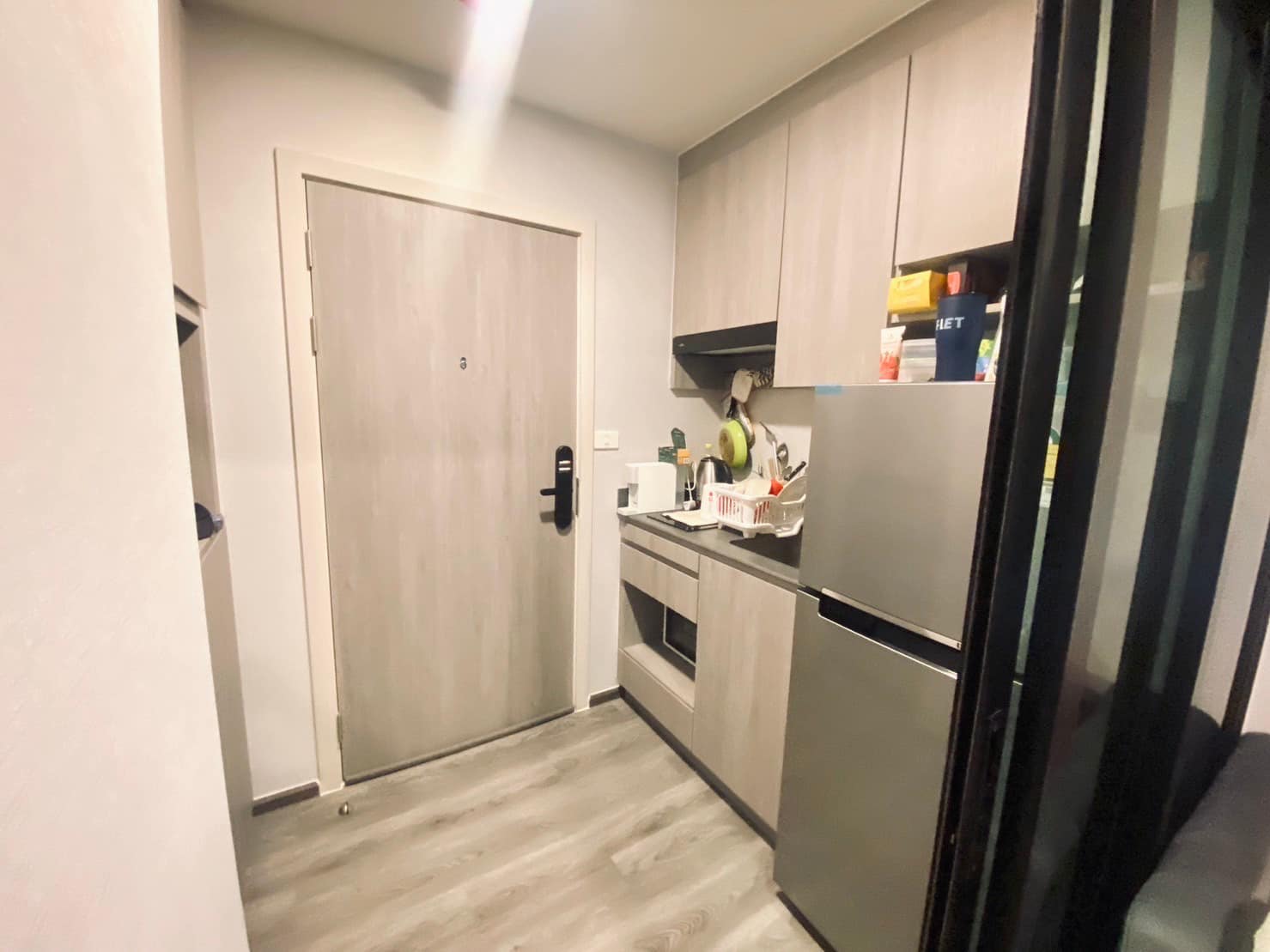 ให้เช่าคอนโด THE ORIGIN ONNUT ดิ ออริจิ้น อ่อนนุช รูปแบบห้อง ( 1 ห้องนอน 1 ห้องน้ำ ) ห้องขนาด 22 ตรม. ชั้น X ตึก B