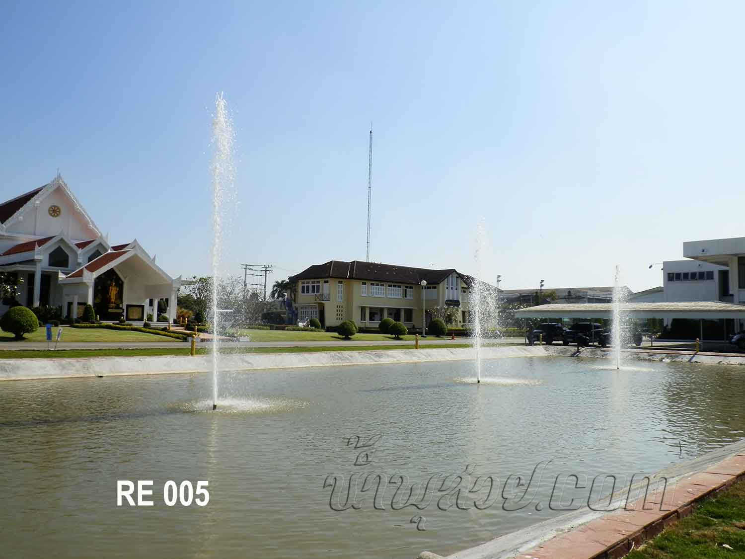 ชุดน้ำพุขาตั้ง ทรงต้นสน ยิงสูง 5.00 ม.ที่ราบ 11