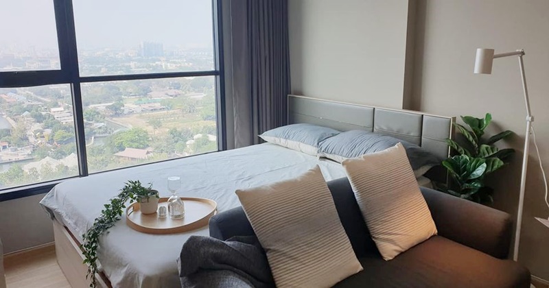 ให้เช่าคอนโด เดอะ เบส พระราม 9-รามคำแหง พื้นที่ 26.5 ตร.ม. สตูดิโอ เช่า 10,000 บ/ด