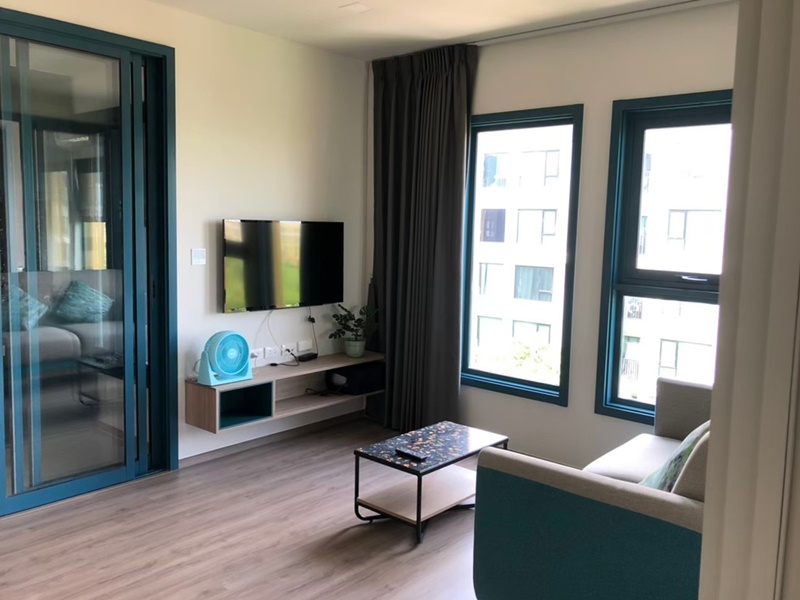 ให้เช่าคอนโด เดอะ เบส สุขุมวิท 50 พื้นที่ 42 ตร.ม. 1 ห้องนอน เช่า 20,000 บ/ด