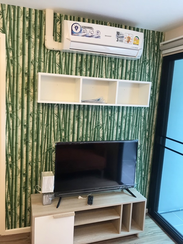 เช่าคอนโด แกรนด์ คอนโดมิเนียม วุฒากาศ 53 พื้นที่ 27 ตร.ม. 1 ห้องนอน เช่า 8,500 บ/ด