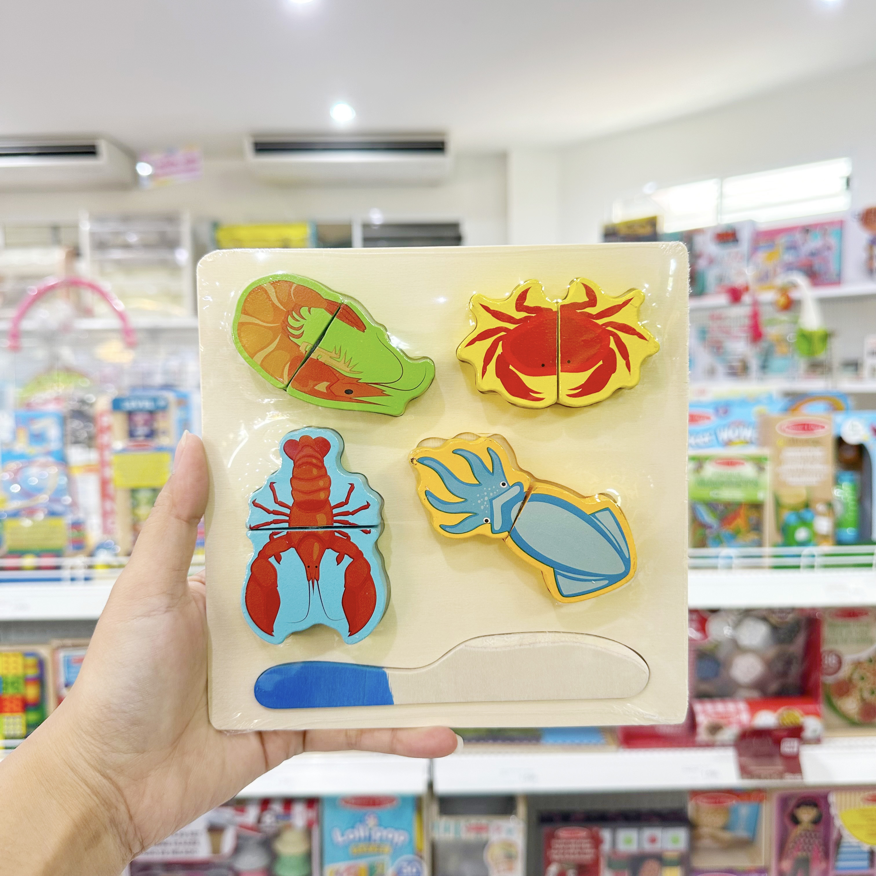 Haoh baby ชุดของเล่น จิ๊กซอว์ ชุดบล็อค ของเล่นไม้ สำหรับเด็ก