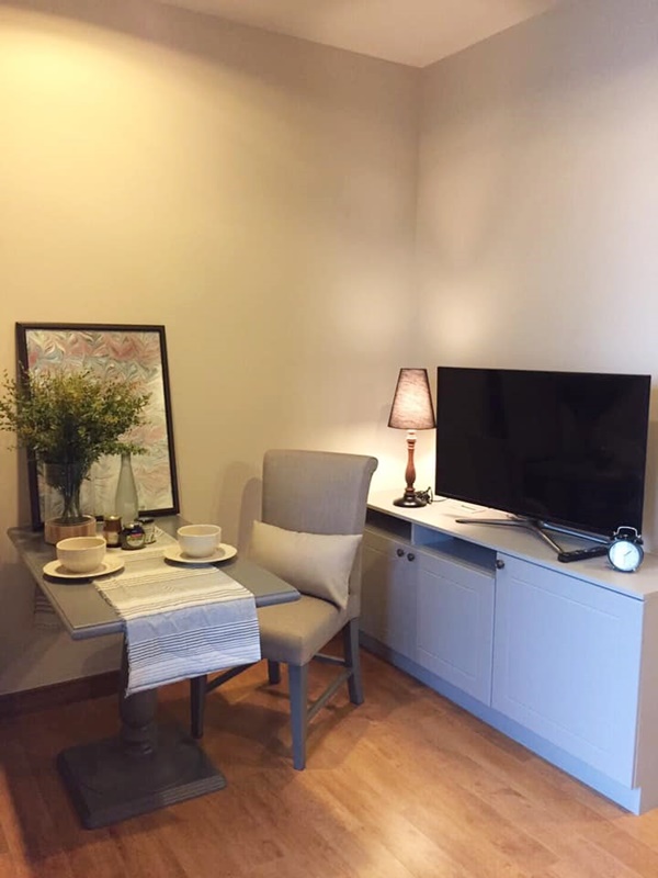 ให้เช่าคอนโด ดิ เอดิเตอร์ สะพานควาย พื้นที่ 30 ตร.ม. ห้องสตูดิโอ เช่า 19,000 บ/ด