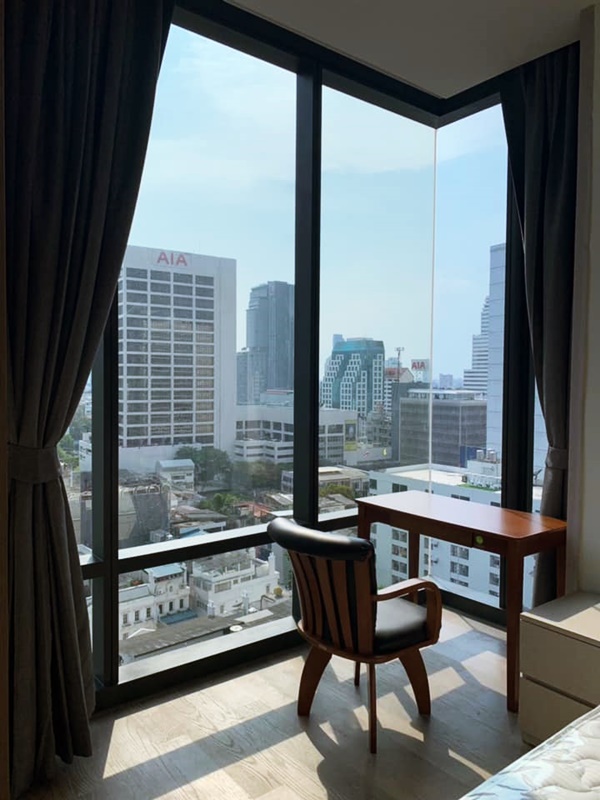 ให้เช่าคอนโด แอชตัน สีลม พื้นที่ 35.6 ตร.ม. 1 ห้องนอน เช่า 35,000 บ/ด