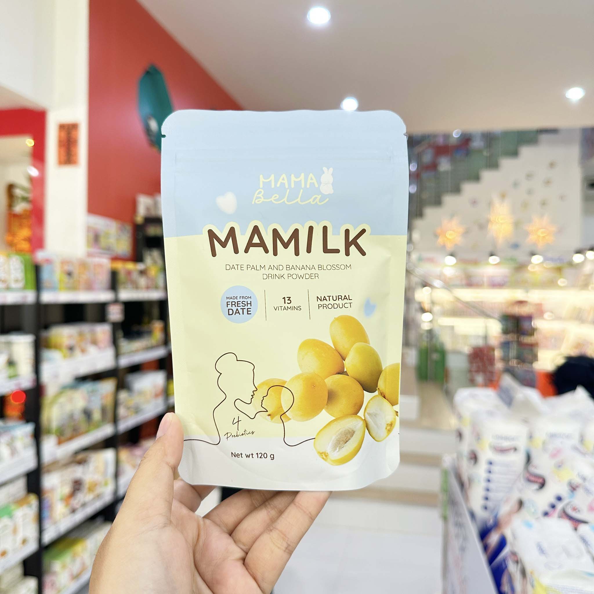 Mamabella Mamilk มามิลค์ น้ำชงอินทผลัมสด วิตามิน อาหารเสริม และ โปรตีนสำหรับคุณแม่