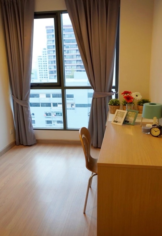 ให้เช่าคอนโด ไอดีโอ โมบิ พญาไท พื้นที่ 52.27 ตร.ม. 2 ห้องนอน ให้เช่า 25,000 บ/ด