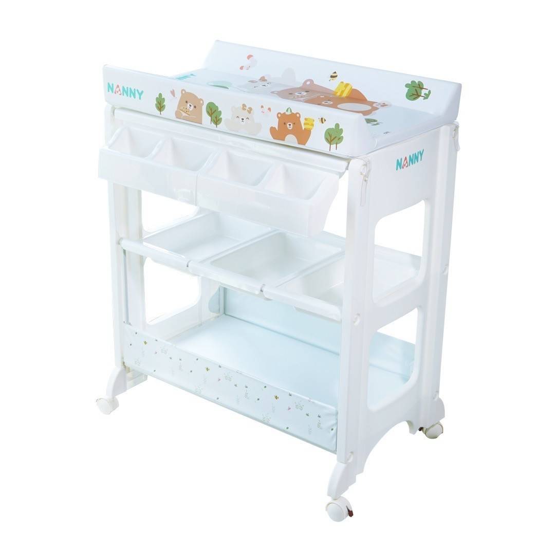Nanny โต๊ะอาบน้ำเด็ก พร้อม เบาะเปลี่ยนผ้าอ้อม 3-in-1
