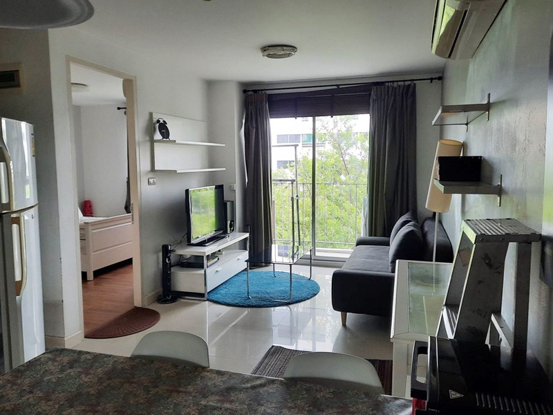 ให้เช่าคอนโด เดอะ โคลเวอร์ ทองหล่อ พื้นที่ 57 ตร.ม. 1 ห้องนอน เช่า 18,000 บ/ด