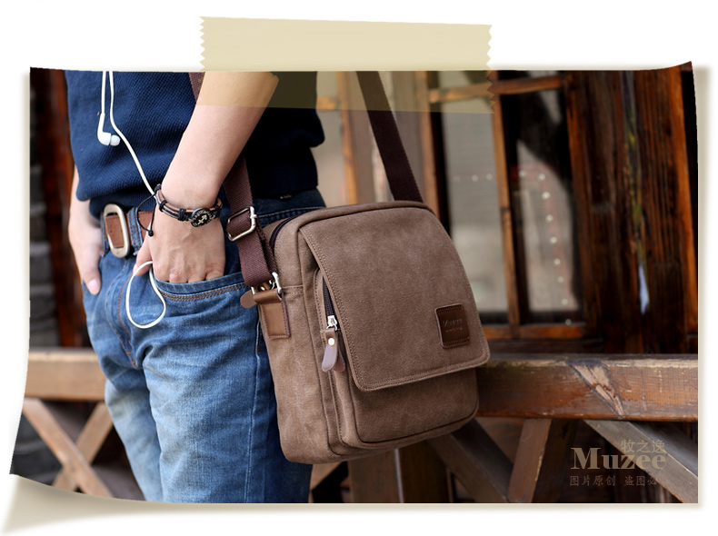 กระเป๋าสะพายไหล่ Muzee No.4 Coffee
