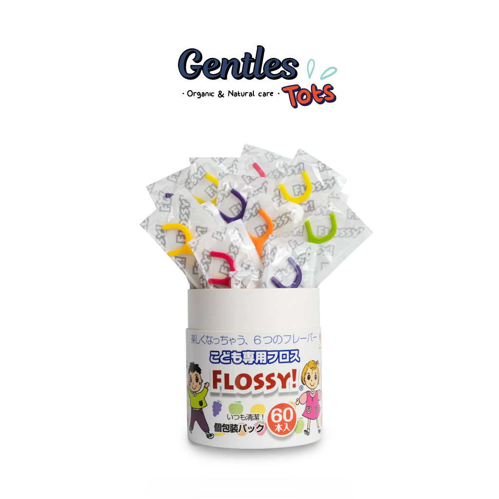 Gentles Tots ไหมขัดฟัน กลิ่นผลไม้ สำหรับเด็ก