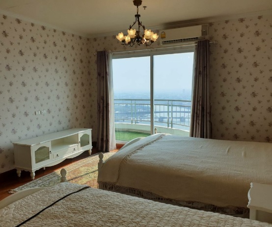 ให้เช่าคอนโดศุภาลัย ริเวอร์ รีสอร์ท พื้นที่ 107 ตร.ม. 2 ห้องนอน เช่า 40,000 บ/ด