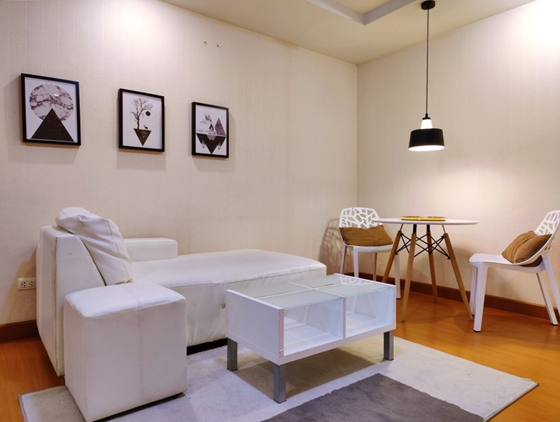 ให้เช่า แฮปปี้ คอนโด รัชดา 18 พื้นที่ 40 ตร.ม. 1 ห้องนอน เช่า 13,000 บ/ด