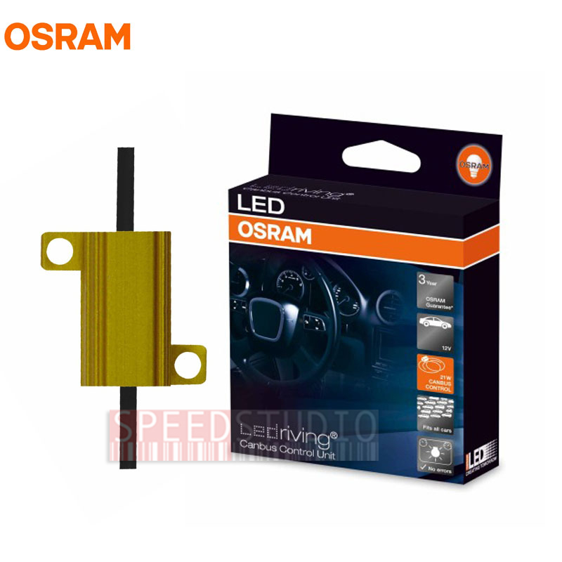 OSRAM LED Canbus Control สำหรับรถที่มีระบบแจ้งเตือนหลอดขาดหรือError ที่หน้าปัดคอนโซลเมื่อเปลี่ยนหลอด LED ขนาด 21W