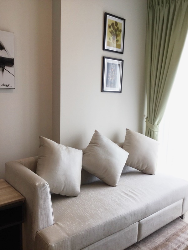 ให้เช่าคอนโด เดอะ นิช ไพร์ด ทองหล่อ-เพชรบุรี พื้นที่ 36 ตร.ม. 1 ห้องนอน เช่า 20,000 บ/ด