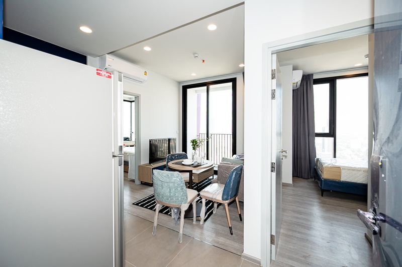 ให้เช่าคอนโด เอ็กซ์ที เอกมัย พื้นที่ 46.5 ตร.ม. 2 ห้องนอน เช่า 33,000 บ/ด