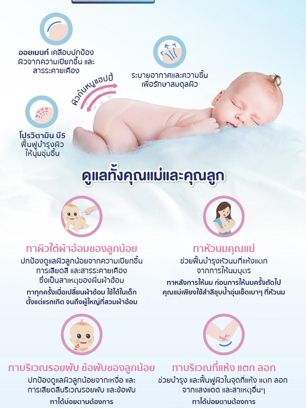 Bepanthen Ointment บีแพนเธน ออยเมนต์ ครีมดูแลผิวเด็กใต้ผ้าอ้อม (50g.)
