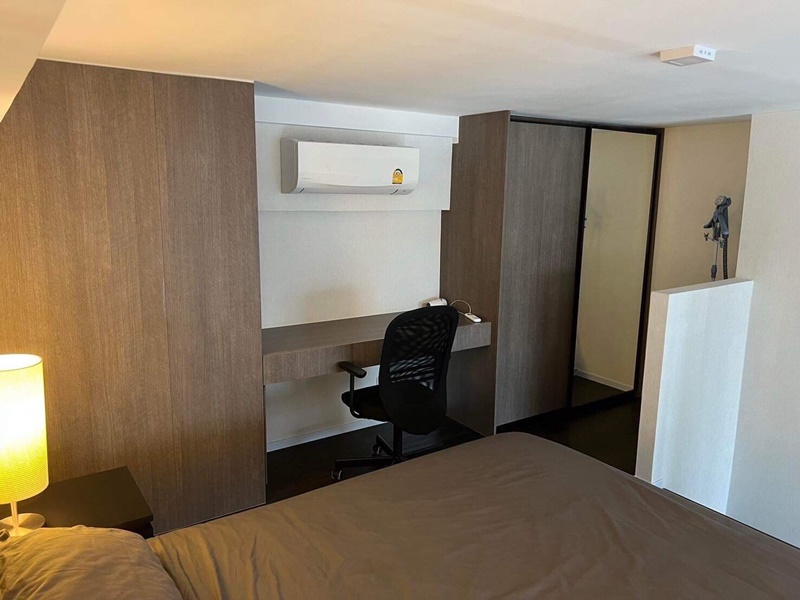 ให้เช่าคอนโด รามาดา พลาซ่า เรสซิเดนซ์ 42 ตร.ม. 1 ห้องนอน (ดูเพล็กซ์) เช่า 24,000 บ/ด