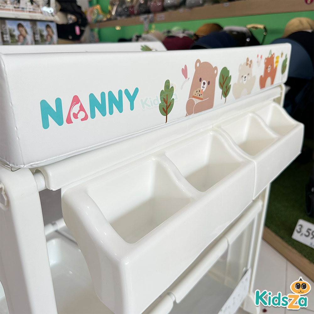 Nanny โต๊ะอาบน้ำเด็ก พร้อม เบาะเปลี่ยนผ้าอ้อม 3-in-1