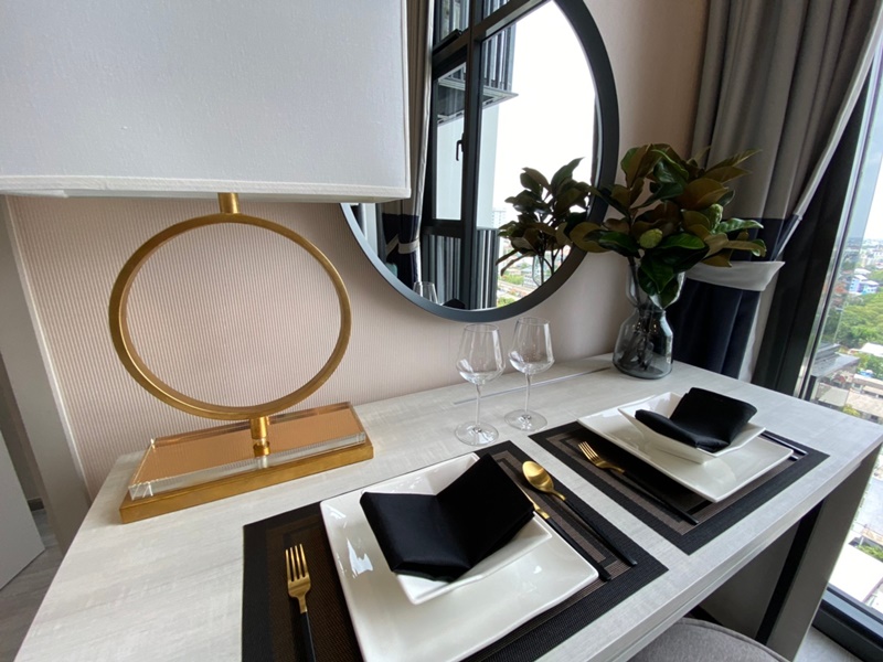 ให้เช่าคอนโด เดอะไลน์ สุขุมวิท 101 พื้นที่ 32.73 ตร.ม. 1 ห้องนอน เช่า 18,000 บ/ด