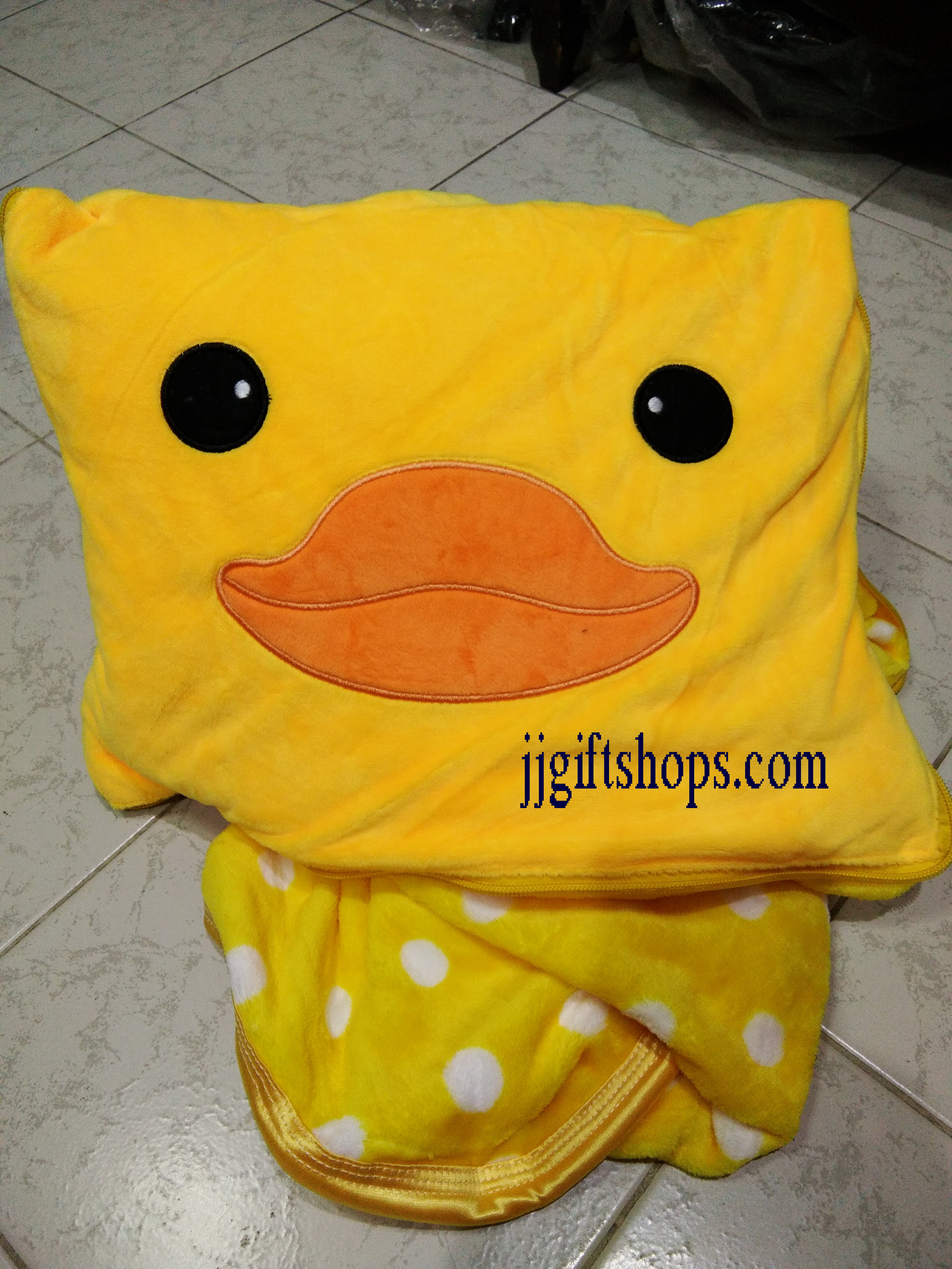 หมอนผ้าห่ม เป็ดฮ่องกง B Duck ขนาด 3ฟุต เนื้อผ้านาโน