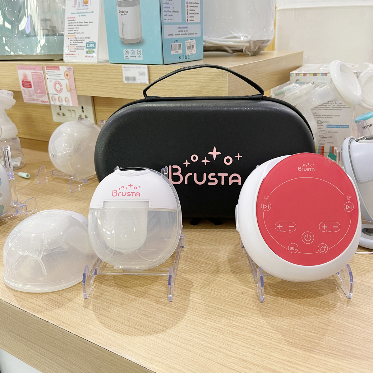 Brusta Miracle Mere เครื่องปั๊มนมไร้สาย เครื่องปั๊มนมไฟฟ้า ปั๊มนมไร้สาย