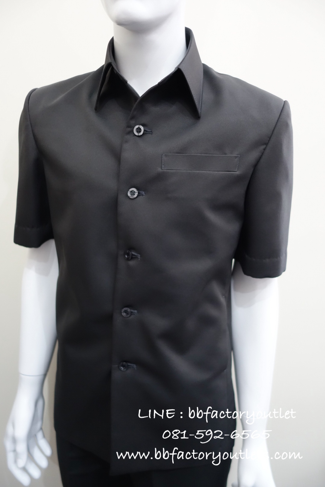 เสื้อซาฟารีสูท (สีเทาแกมเขียว)