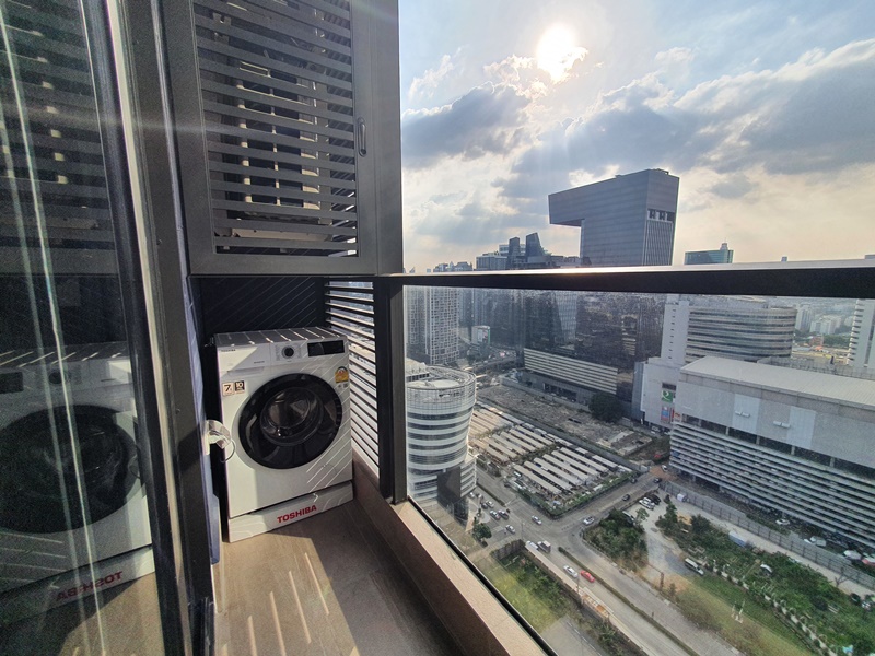 ให้เช่าคอนโด วันไนน์ไฟว์ อโศก-พระราม 9 พื้นที่ 37 ตรม. 1 ห้องนอน เช่า 23,000 บ/ด