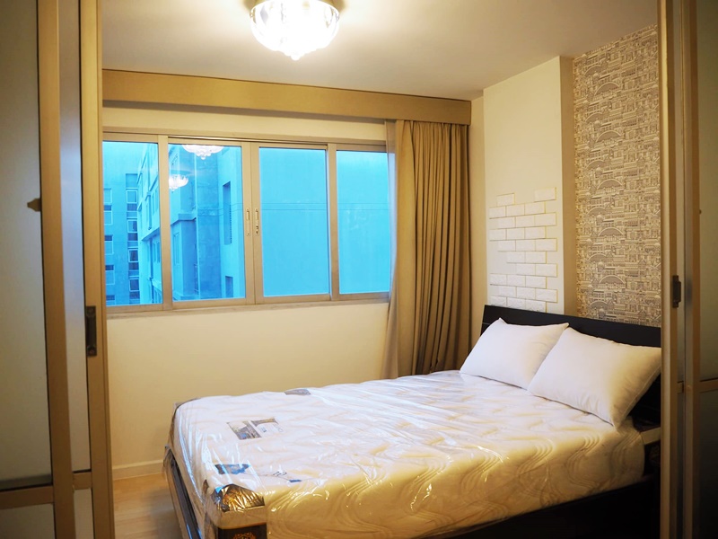 ให้เช่า ดีคอนโด รามอินทรา 47 พื้นที่ 30 ตร.ม. 1 ห้องนอน เช่า 7,500 บ/ด