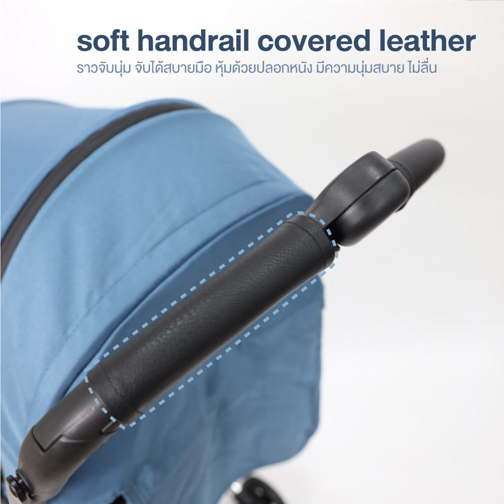 GLOWY Star รถเข็นเด็ก พับขึ้นเครื่องได้ รุ่น Flying Tiger Stroller