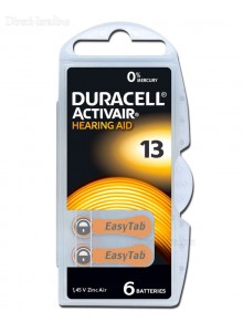 ถ่านเครื่องช่วยฟัง Duracell เบอร์ 13