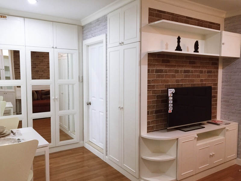 ให้เช่าคอนโด ลุมพินี เพลส พระราม 9 พื้นที่ 35 ตร.ม. 1 ห้องนอน เช่า 13,500 บ/ด