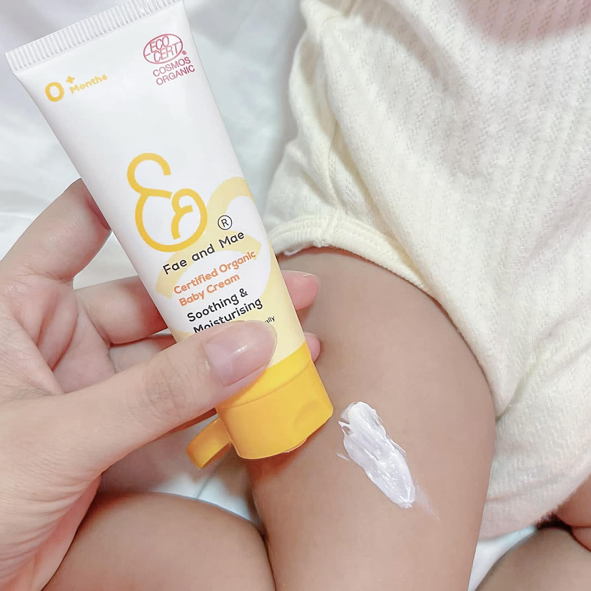 Fae and Mae เฟ แอนด์ เม เบบี้ครีม Certified Organic Baby Cream Sooting & Moisturizing