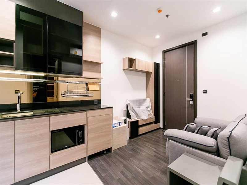 ให้เช่าคอนโด เดอะ ไลน์ อโศก-รัชดา พื้นที่ 28 ตร.ม. 1 ห้องนอน เช่า 19,000 บ/ด