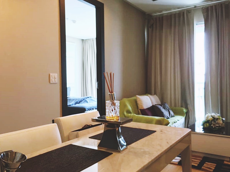 ให้เช่าคอนโด ดิ แอดเดรส พญาไท พื้นที่ 39 ตร.ม. 1 ห้องนอน เช่า 22,000 บ/ด