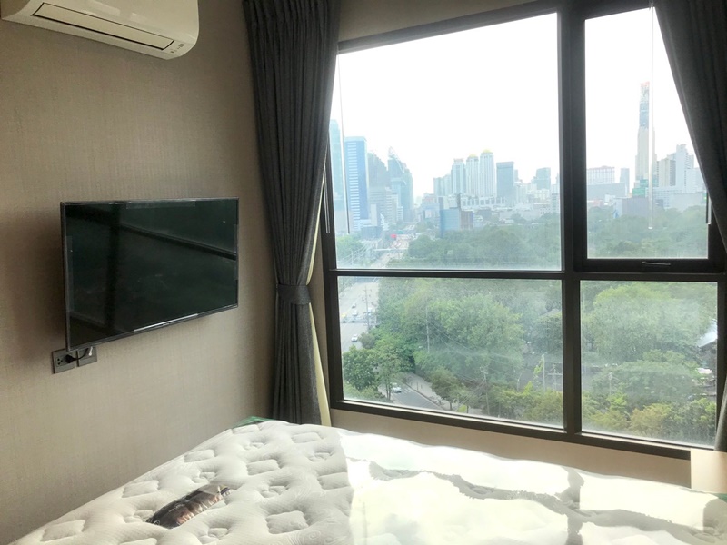 ให้เช่าคอนโด ลุมพินี สวีท เพชรบุรี-มักกะสัน พื้นที่ 42 ตรม. 2 ห้องนอน เช่า 19,500 บาท/เดือน