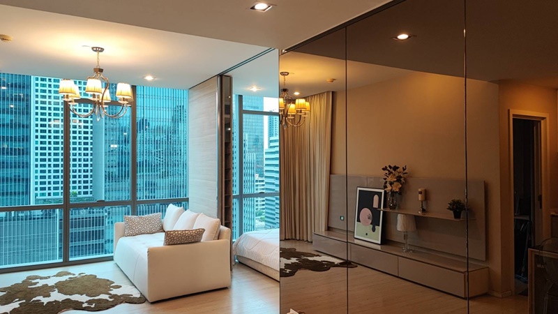 ให้เช่าคอนโด เดอะ รูม สุขุมวิท 21 พื้นที่ 54 ตร.ม. 1 ห้องนอน เช่า 40,000 บ/ด