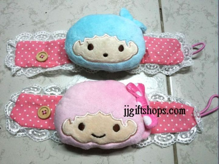 รัดผ้าม่าน ลายลิตเติ้ล ทวิน สตาร์ส (1 แพ๊คมี 2 ชิ้น สีชมพู กับ สีฟ้า)