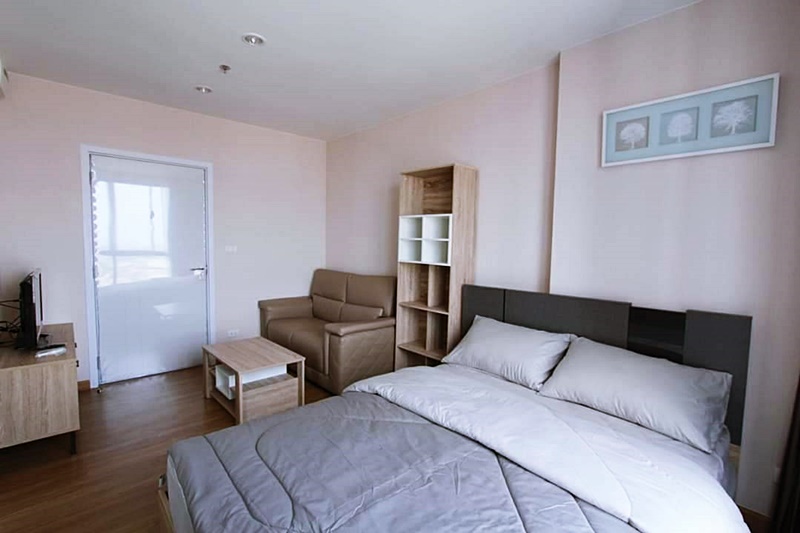 เช่าคอนโด เดอะ ทรี อินเตอร์เชนจ์ พื้นที่ 23 ตร.ม. สตูดิโอ เช่า 8,300 บาท/เดือน